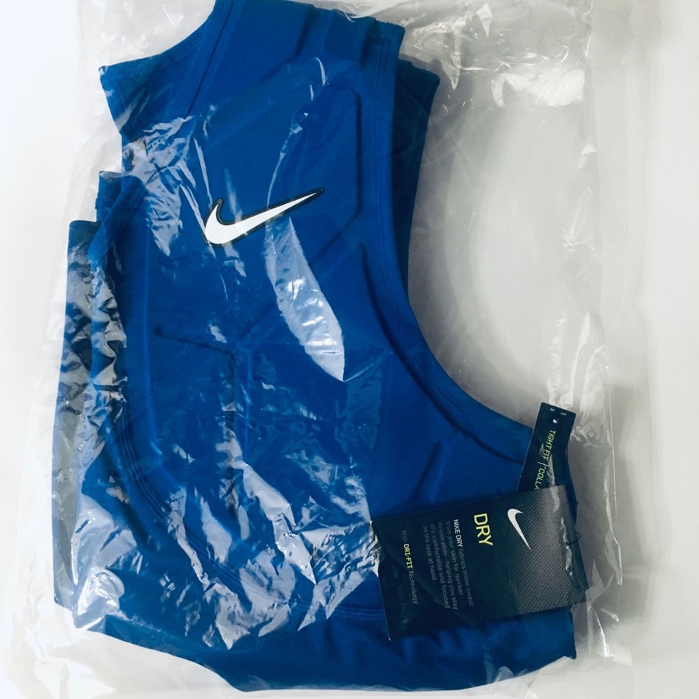 NIKE NEW Pro Vapor Speed 2 Sleeveless Padded Football Top Blue MSRP $70 - Picture 7 of 8